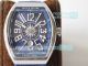 Copy Franck Muller Vanguard Yachting V45 Silver Arabic Markers Watch - Swiss ETA2824 (8)_th.jpg